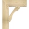 Ekena Millwork Olympic Block Rough Sawn Bracket w/ Offset Brace, Douglas Fir, 8"W x 22"D x 26"H BKT0806X22X26OLY05RDF - alternate 4
